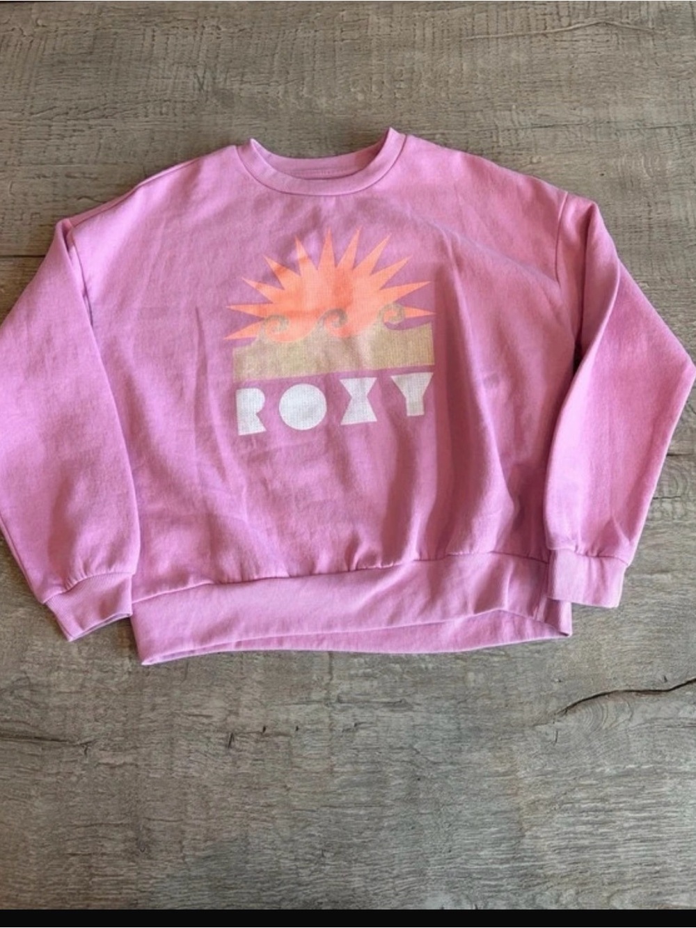 Roxy Pink Graphic Sweatshirt